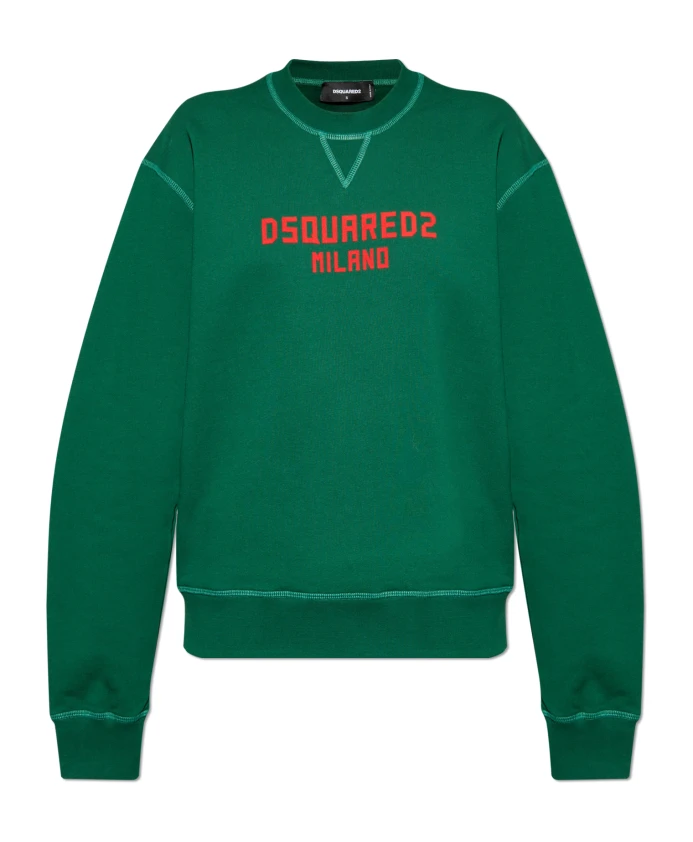Толстовка с логотипом Dsquared2, зеленый
Толстовка с логотипом Dsquared2, зеленый