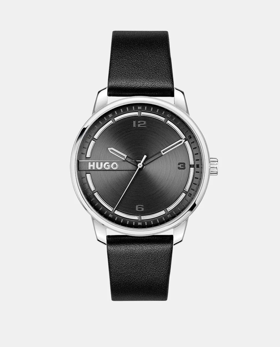 Часы мужские 1530362 черные кожаные Hugo
Часы мужские 1530362 черные кожаные Hugo