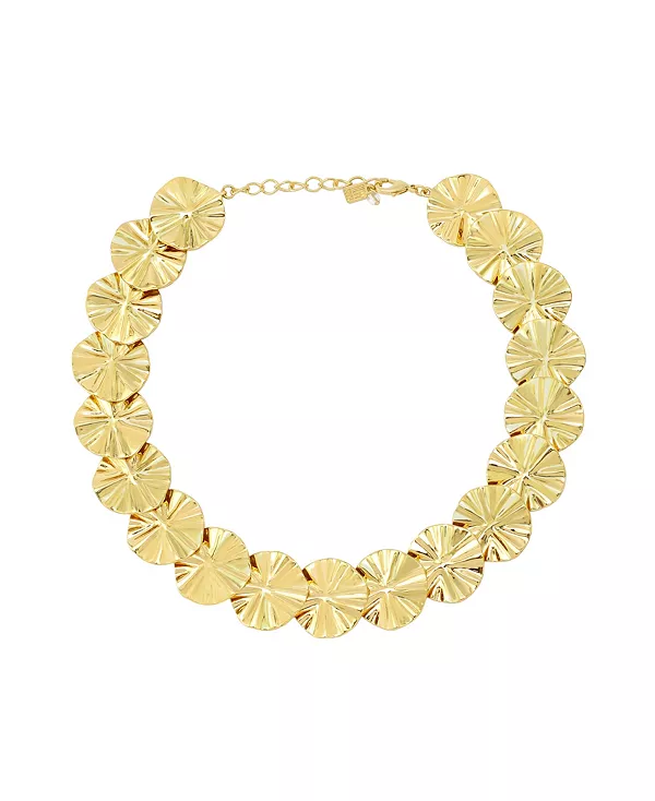 Ожерелье-Воротник с текстурированной золотой монетой Robert Lee Morris Soho, gold
Ожерелье-Воротник с текстурированной золотой монетой Robert Lee Morris Soho, gold