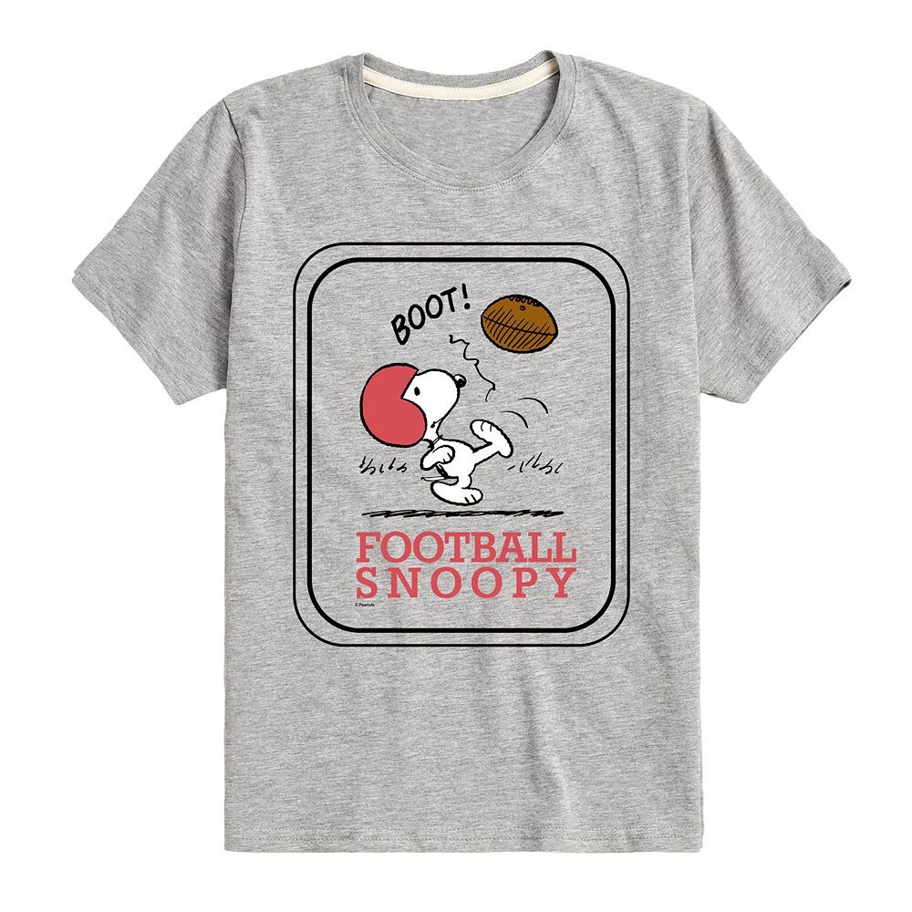 Футболка Peanuts Football Snoopy для мальчиков 8–20 лет с рисунком Licensed Character, цвет Heather Gray
Футболка Peanuts Football Snoopy для мальчиков 8–20 лет с рисунком Licensed Character, цвет Heather Gray