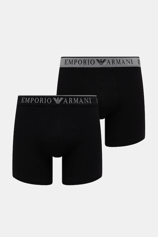 2 пары боксеров Emporio Armani Underwear, черный
2 пары боксеров Emporio Armani Underwear, черный