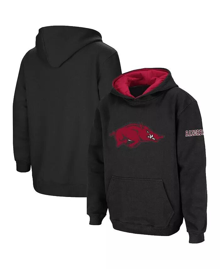 Черный пуловер с капюшоном и большим логотипом Big Boys Arkansas Razorbacks Stadium Athletic
Черный пуловер с капюшоном и большим логотипом Big Boys Arkansas Razorbacks Stadium Athletic
