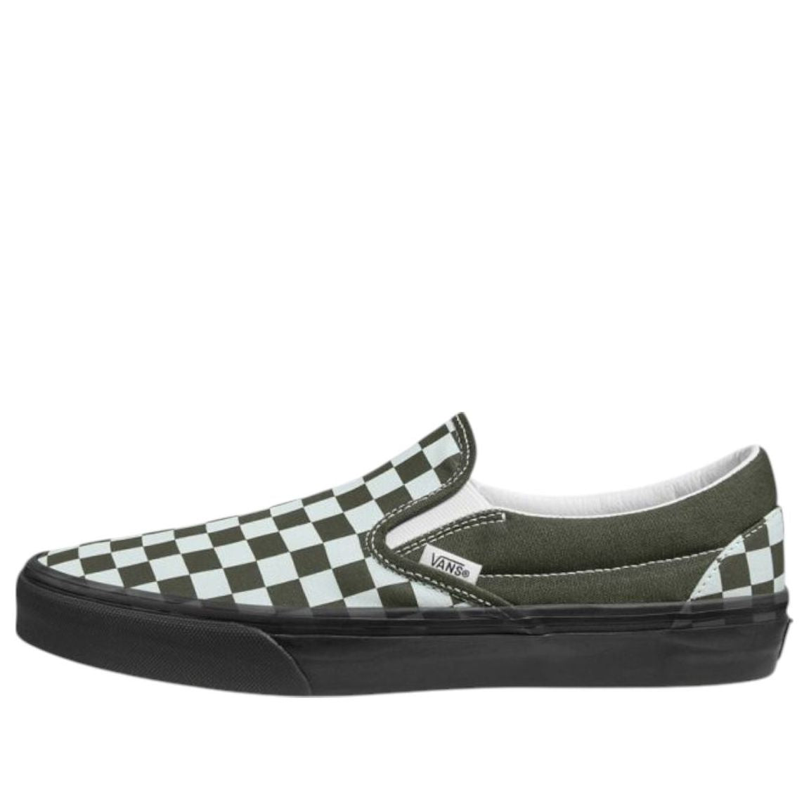 Кроссовки Vans Classic Slip-On Checkerboard 'Olive Black'
Кроссовки Vans Classic Slip-On Checkerboard 'Olive Black'