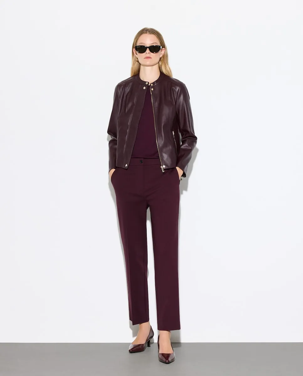 Женские трикотажные полуприлегающие штаны Woman El Corte Inglés, бордовый
Женские трикотажные полуприлегающие штаны Woman El Corte Inglés, бордовый