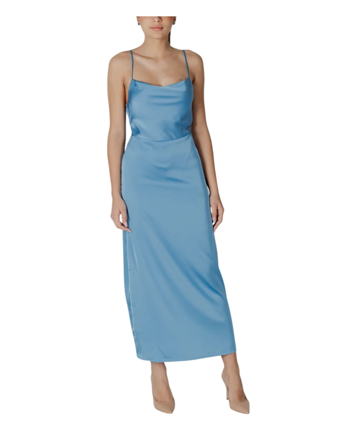 Макси-Платье с воротником-хомутом Vila, синий
Макси-Платье с воротником-хомутом Vila, синий