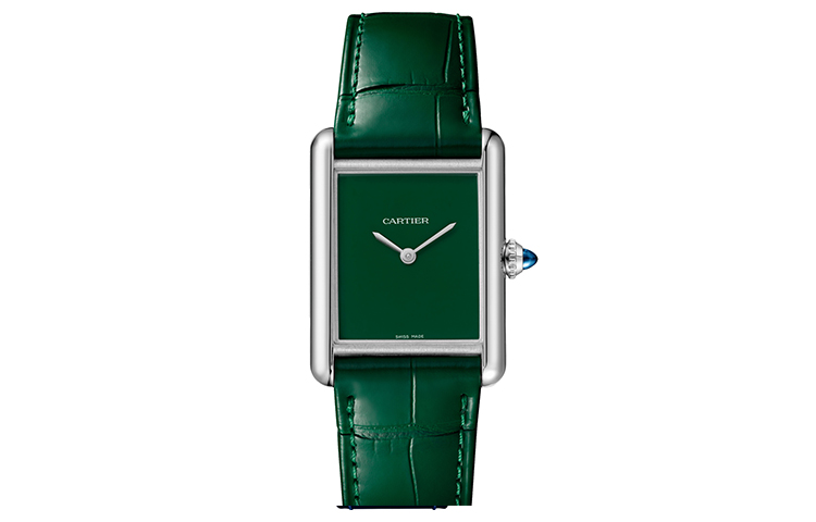 Картье Танк Де кварцевый механизм унисекс часы 25.5*33.7 мм зеленый циферблат корпус из нержавеющей стали ремешок из крокодиловой кожи 
Картье Танк Де кварцевый механизм унисекс часы 25.5*33.7 мм зеленый циферблат корпус из нержавеющей стали ремешок из крокодиловой кожи