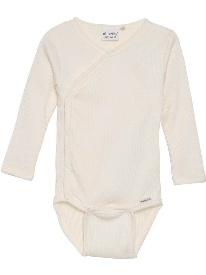 Minymo Детский боди с длинными рукавами "Wrap Body LS Rib" бежевого цвета
Minymo Детский боди с длинными рукавами "Wrap Body LS Rib" бежевого цвета