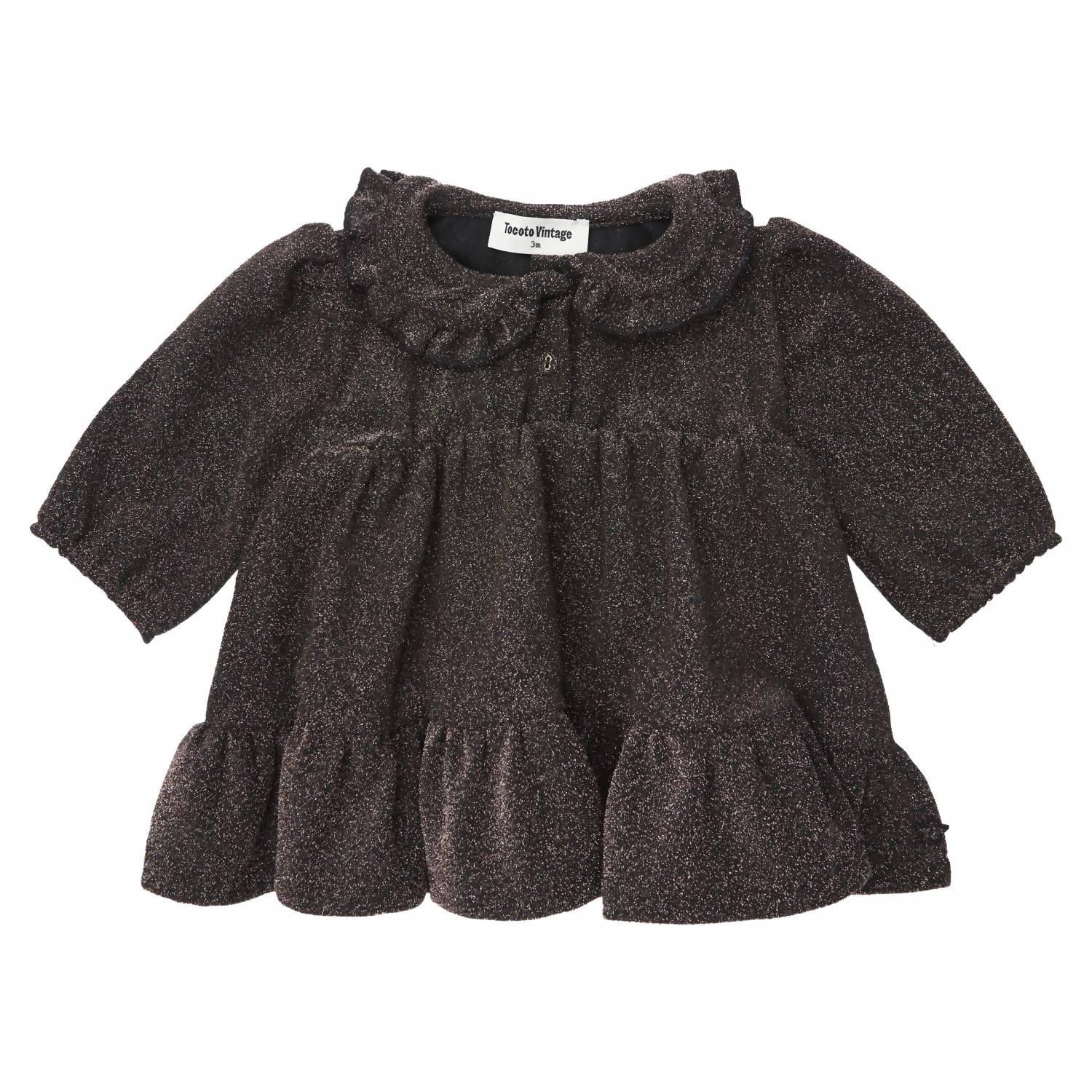 Детское мини-платье с воротником в золотом цвете Tocoto Vintage
Детское мини-платье с воротником в золотом цвете Tocoto Vintage