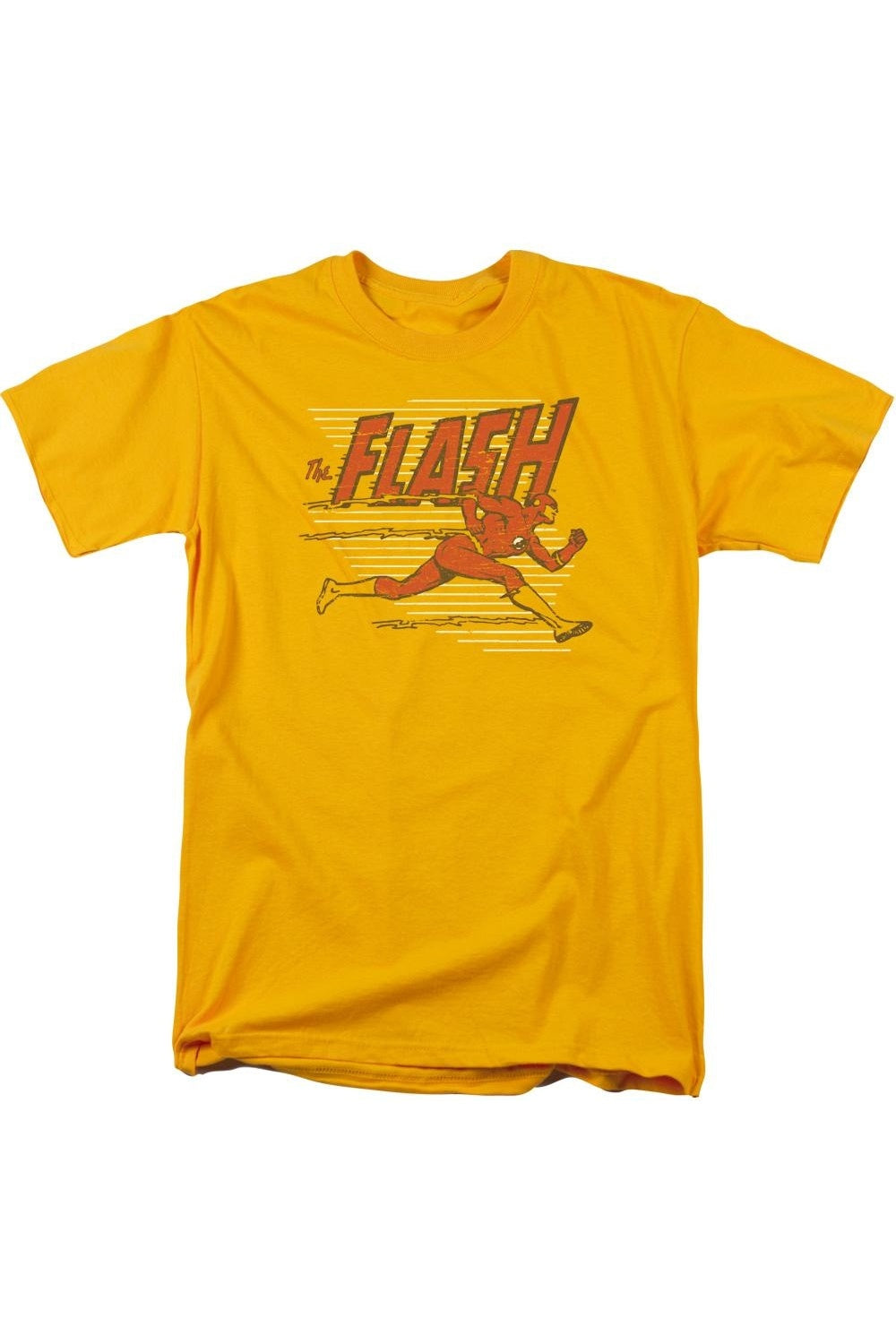 Футболка с коротким рукавом для взрослых DC Comics Flash Speed Lines Gildan, золотой
Футболка с коротким рукавом для взрослых DC Comics Flash Speed Lines Gildan, золотой