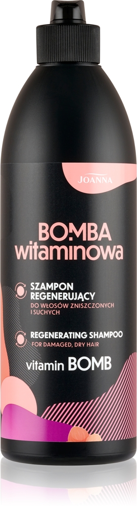 Восстанавливающий шампунь «Витаминная бомба» для сухих и поврежденных волос Joanna, 500 мл
Восстанавливающий шампунь «Витаминная бомба» для сухих и поврежденных волос Joanna, 500 мл