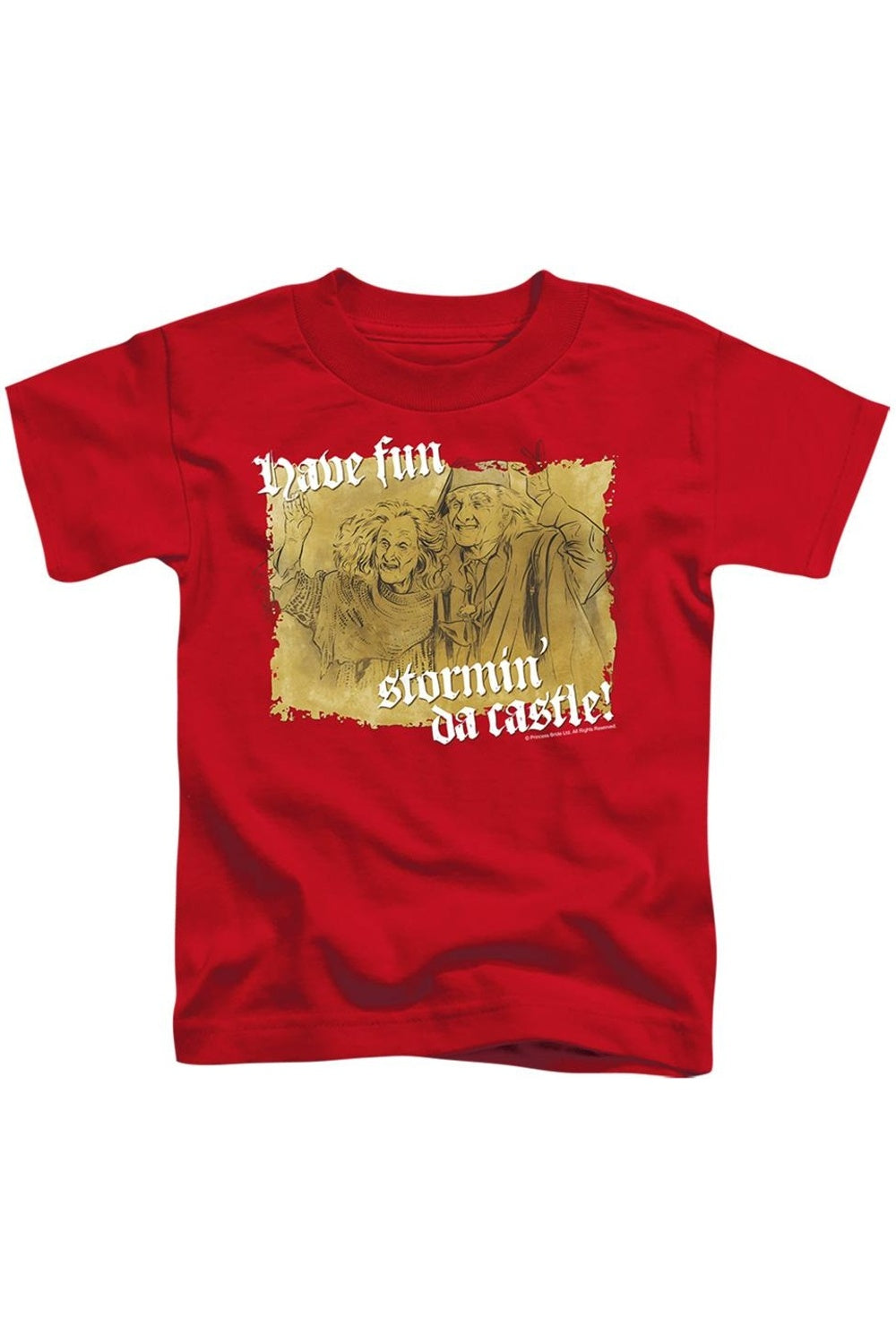 Футболка с коротким рукавом "Принцесса-невеста: Штурм замка" для детей Gildan, красный
Футболка с коротким рукавом "Принцесса-невеста: Штурм замка" для детей Gildan, красный