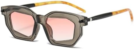 Солнцезащитные очки Polygon для женщин, двухцветные, модные, с прозрачными линзами; очки для мужчин в стиле панк с заклепками, уникальные солнцезащитные очки UV400 MTZJH, Green Pink
Солнцезащитные очки Polygon для женщин, двухцветные, модные, с прозрачными линзами; очки для мужчин в стиле панк с заклепками, уникальные солнцезащитные очки UV400 MTZJH, Green Pink