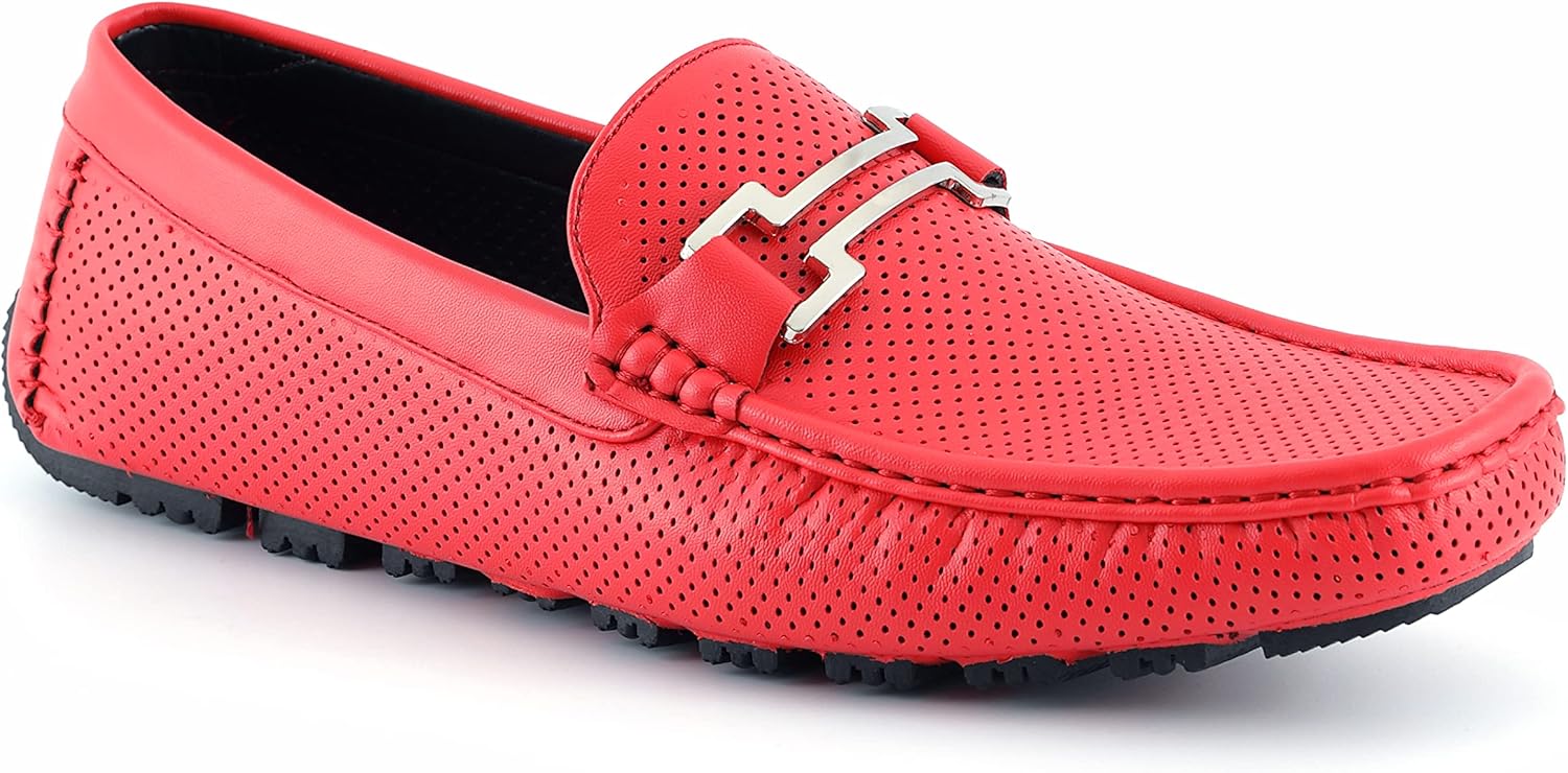 Мокасины Amali Slip-On с пряжкой в тон, удобные обувь для вождения для мужчин, красный
Мокасины Amali Slip-On с пряжкой в тон, удобные обувь для вождения для мужчин, красный