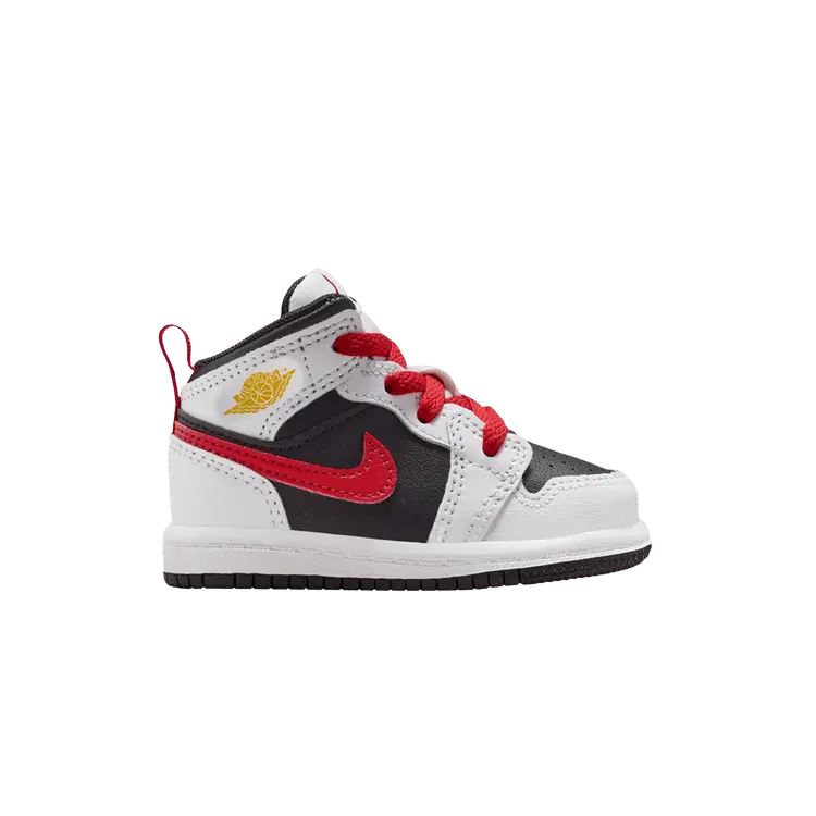 Кроссовки Air Jordan 1 Mid TD, Black White Speed Red
Кроссовки Air Jordan 1 Mid TD, Black White Speed Red