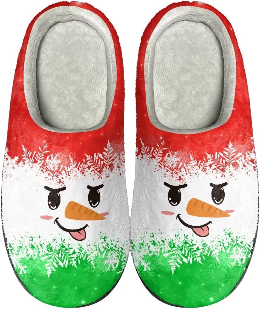 Тапочки HUIACONG TPR для мужчин и женщин для дома и улицы, пушистые, унисекс, Colorful Snowflakes Funny Face
Тапочки HUIACONG TPR для мужчин и женщин для дома и улицы, пушистые, унисекс, Colorful Snowflakes Funny Face