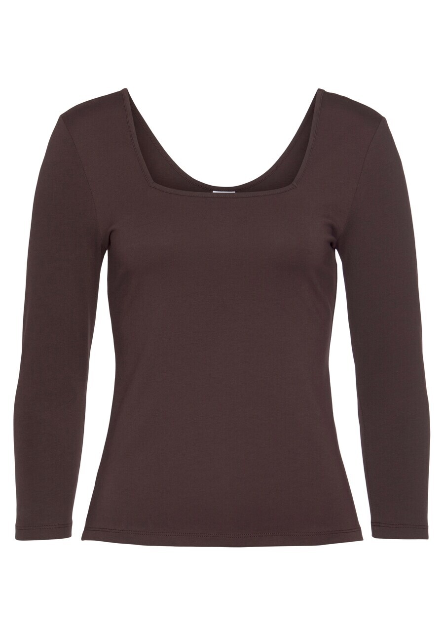 Лонгслив LASCANA Shirt, коричневый
Лонгслив LASCANA Shirt, коричневый
