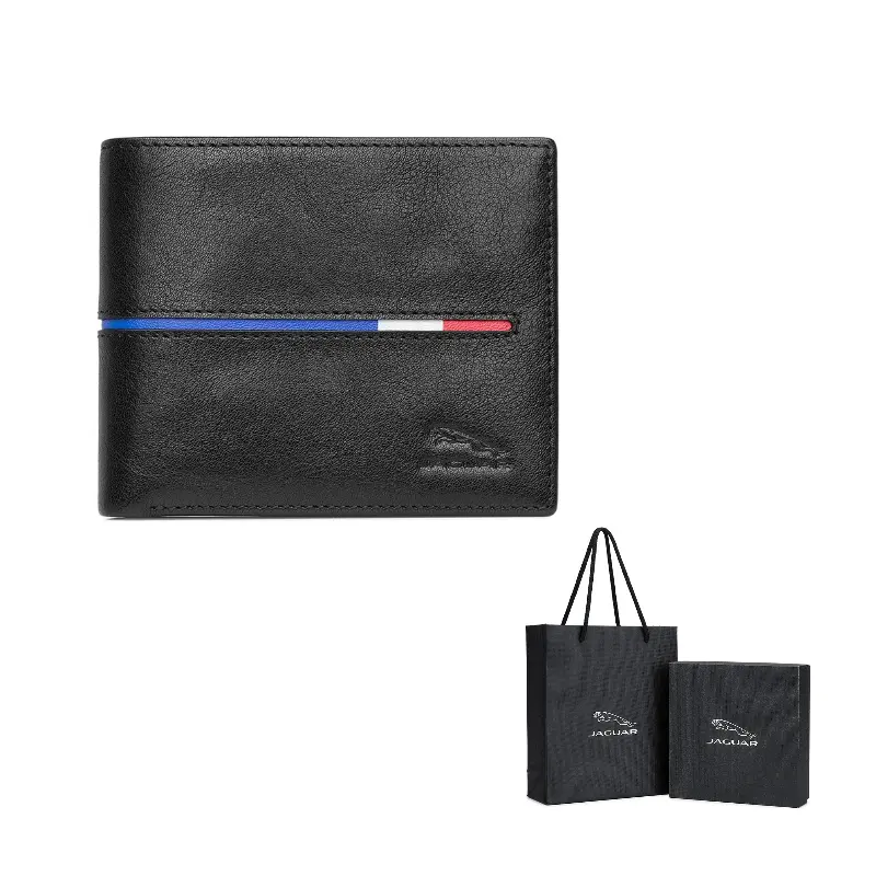 JAGUAR Кожаный мужской кошелек для денег и карт, Black
JAGUAR Кожаный мужской кошелек для денег и карт, Black