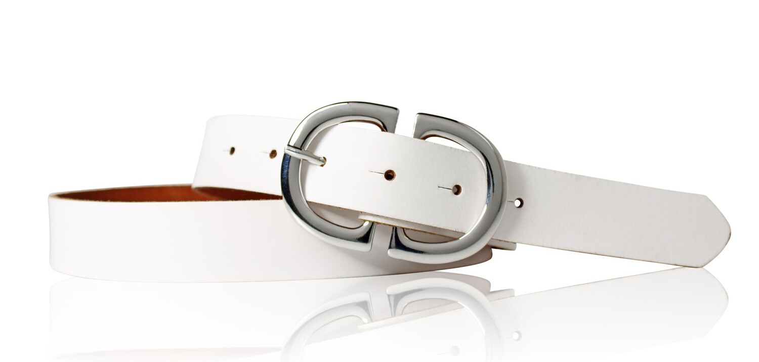 Кожаный ремень FRONHOFER, белый
Кожаный ремень FRONHOFER, белый