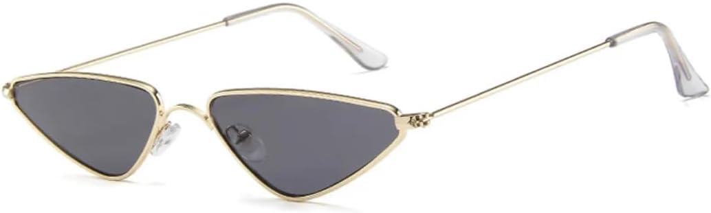 Винтажные солнцезащитные очки «кошачий глаз» для мужчин и женщин, уникальные треугольные солнцезащитные очки для женщин, желтые металлические очки с защитой от УФ-излучения UV400 VRTRFFTR, Gold-black
Винтажные солнцезащитные очки «кошачий глаз» для мужчин и женщин, уникальные треугольные солнцезащитные очки для женщин, желтые металлические очки с защитой от УФ-излучения UV400 VRTRFFTR, Gold-black