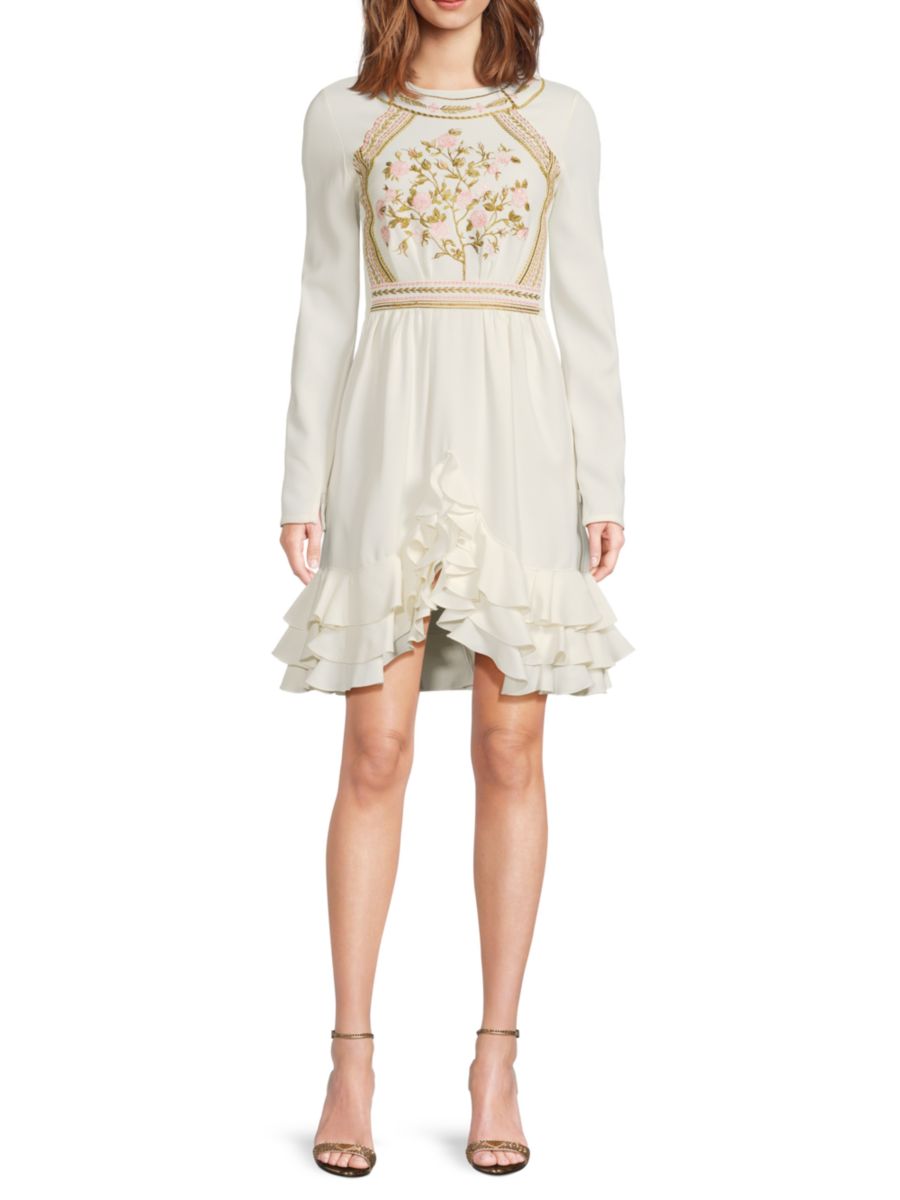 Платье из креп-сабле Giambattista Valli, слоновая кость
Платье из креп-сабле Giambattista Valli, слоновая кость