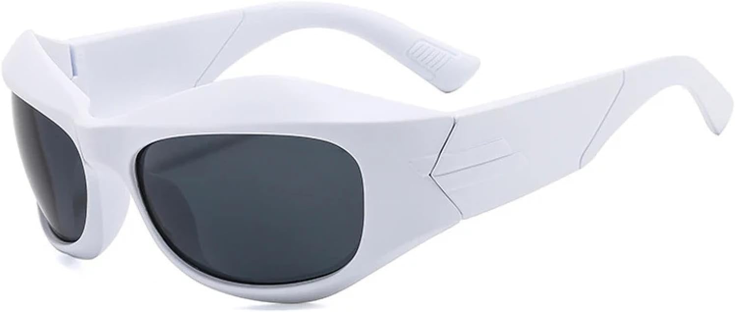 Роскошные солнцезащитные очки в стиле хип-хоп для женщин и мужчин, модные, увеличенного размера, для активного отдыха, спорта, велоспорта, защиты от УФ-излучения UV400 TKKTLLT, White Gray
Роскошные солнцезащитные очки в стиле хип-хоп для женщин и мужчин, модные, увеличенного размера, для активного отдыха, спорта, велоспорта, защиты от УФ-излучения UV400 TKKTLLT, White Gray