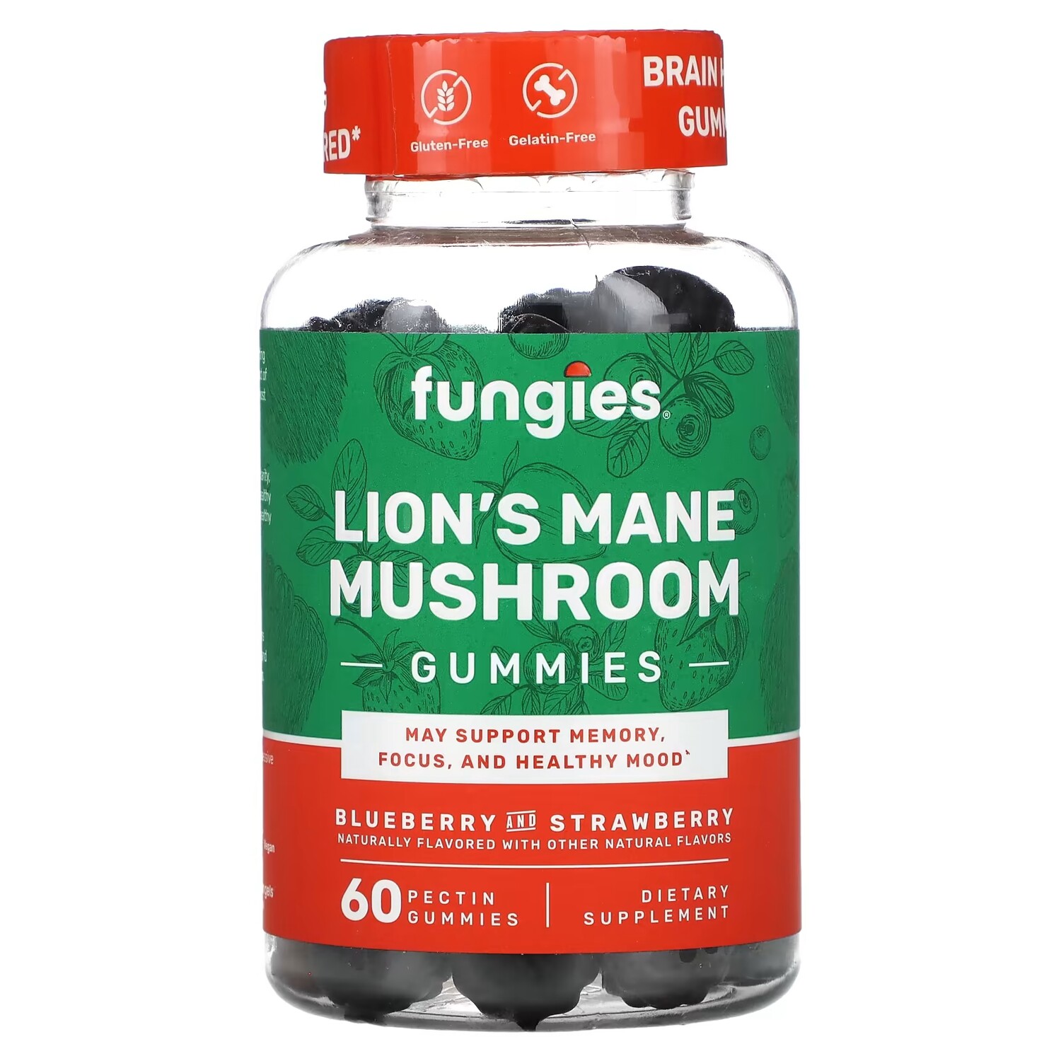 Добавка Fungies львиная грива с черникой и клубникой, 60 штук
Добавка Fungies львиная грива с черникой и клубникой, 60 штук