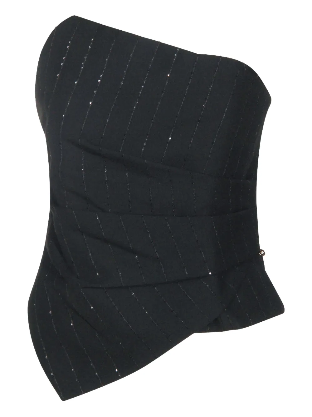 Полосатый топ с пайетками Nissa, черный
Полосатый топ с пайетками Nissa, черный