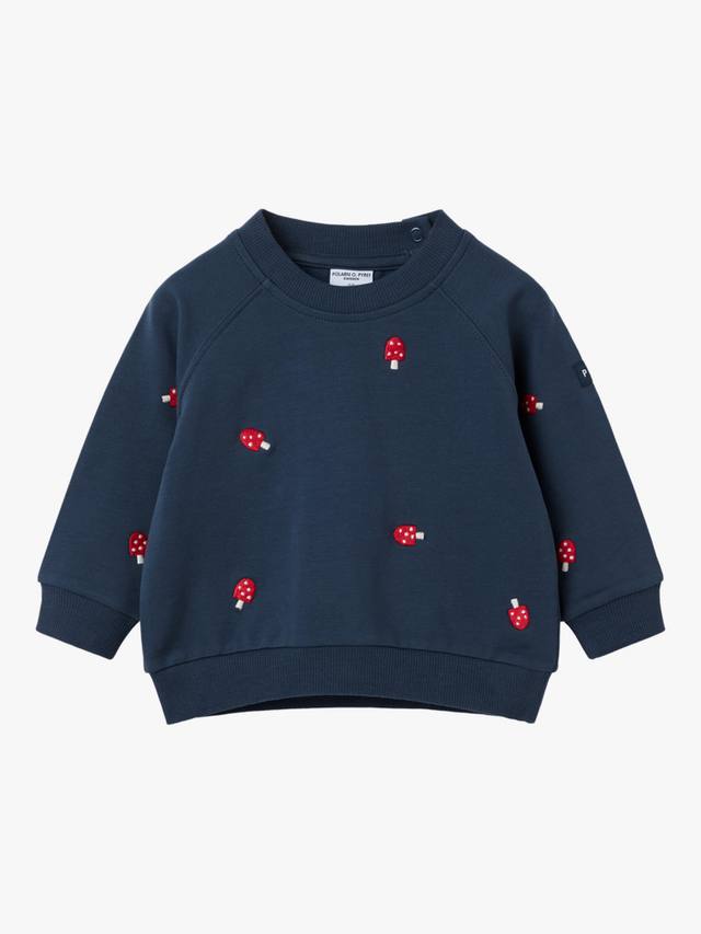 Детский свитшот с вышивкой грибов из хлопковой смеси Polarn O. Pyret, Blue
Детский свитшот с вышивкой грибов из хлопковой смеси Polarn O. Pyret, Blue