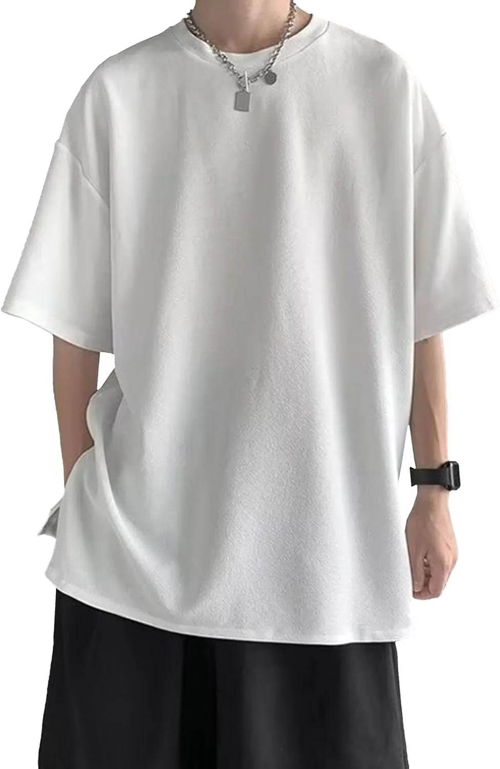 Мужская вязаная рубашка для гольфа с круглым вырезом, свободный крой, легкая, с короткими рукавами VgueElegc
Мужская вязаная рубашка для гольфа с круглым вырезом, свободный крой, легкая, с короткими рукавами VgueElegc