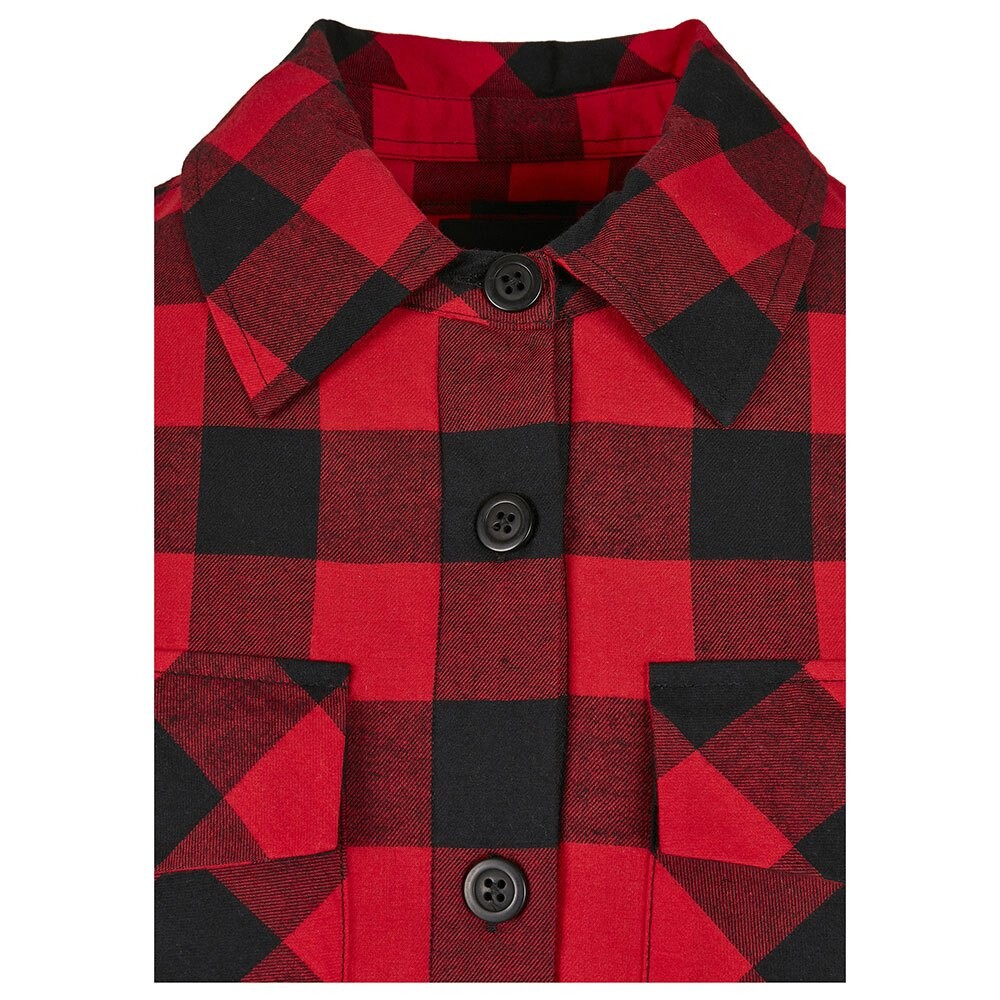 Рубашка Urban Classics Flannel Lace-Up, черный
Рубашка Urban Classics Flannel Lace-Up, черный