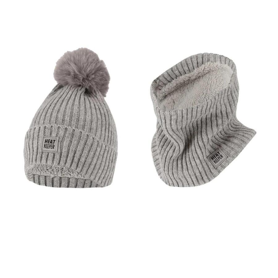 HEAT KEEPER Женский термокомплект – шапка/утеплитель для шеи – серый – один размер
HEAT KEEPER Женский термокомплект – шапка/утеплитель для шеи – серый – один размер