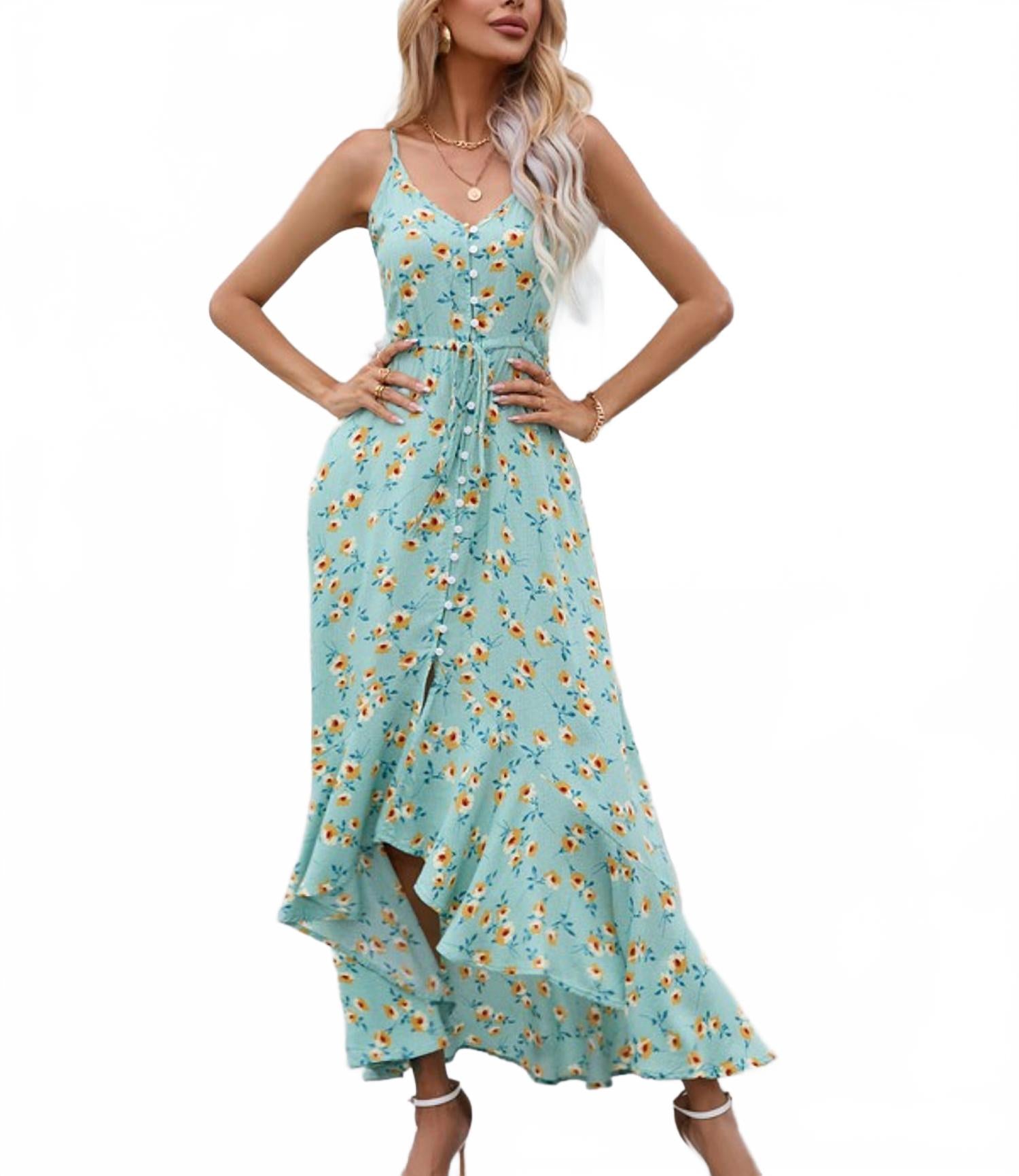 Платье с V-образным вырезом и пуговицами в сине-зеленом цвете DressLily
Платье с V-образным вырезом и пуговицами в сине-зеленом цвете DressLily