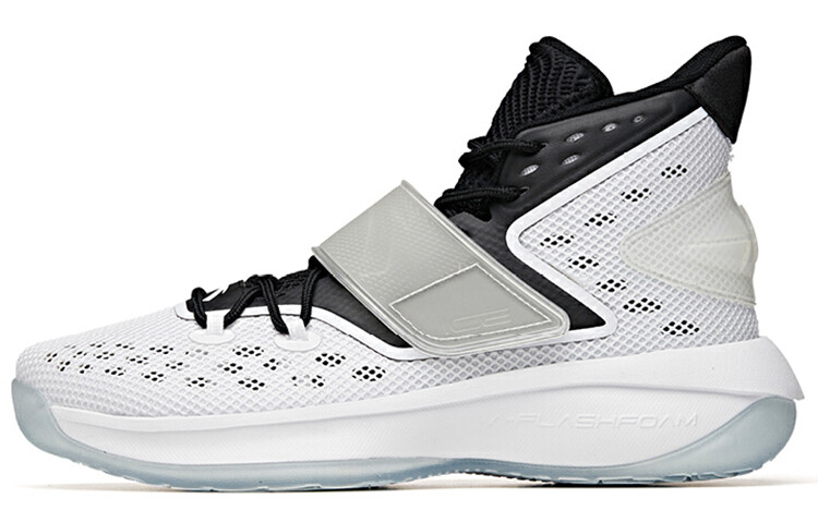 Баскетбольные кроссовки KT Ice мужские высокие белые/черные Anta 
Баскетбольные кроссовки KT Ice мужские высокие белые/черные Anta