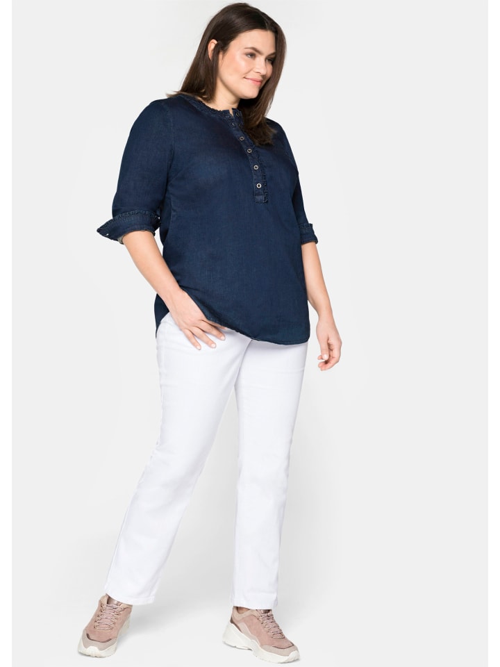 Джинсы sheego, белый деним
Джинсы sheego, белый деним