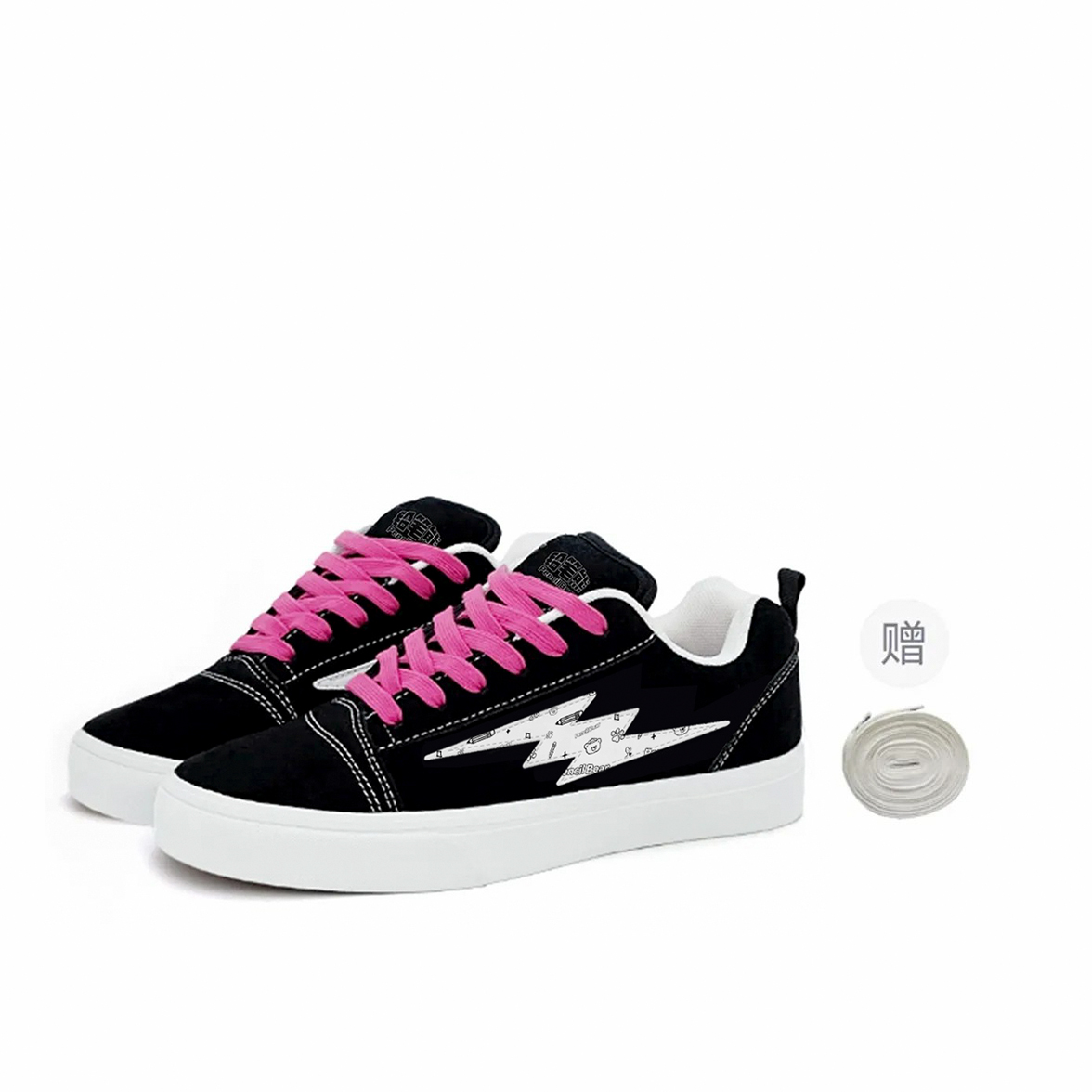 PENCIL BEAR Износостойкие легкие дышащие лоу-топ скейтбордские кроссовки унисекс черно-розовые (бесплатные премиальные белые шнурки), цвет Black Pink (Free Premium White Shoelace)
PENCIL BEAR Износостойкие легкие дышащие лоу-топ скейтбордские кроссовки унисекс черно-розовые (бесплатные премиальные белые шнурки), цвет Black Pink (Free Premium White Shoelace)