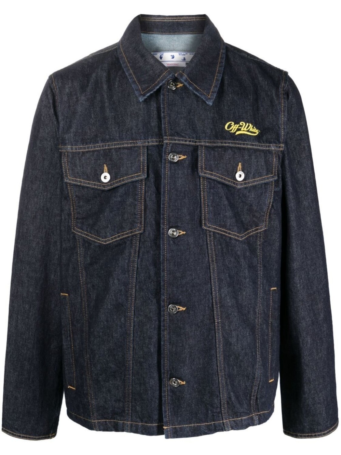 Off-White джинсовая куртка Wave Off, синий
Off-White джинсовая куртка Wave Off, синий