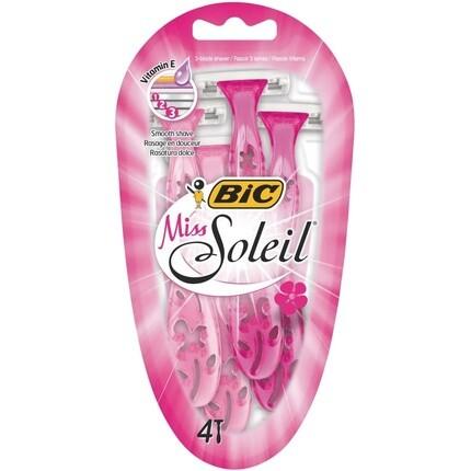 Одноразовые женские бритвы Miss Soleil, 4 шт., Bic
Одноразовые женские бритвы Miss Soleil, 4 шт., Bic