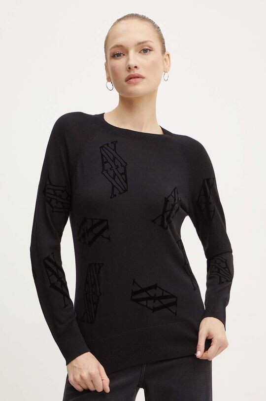 Свитер из смесового шелка Armani Exchange, черный
Свитер из смесового шелка Armani Exchange, черный