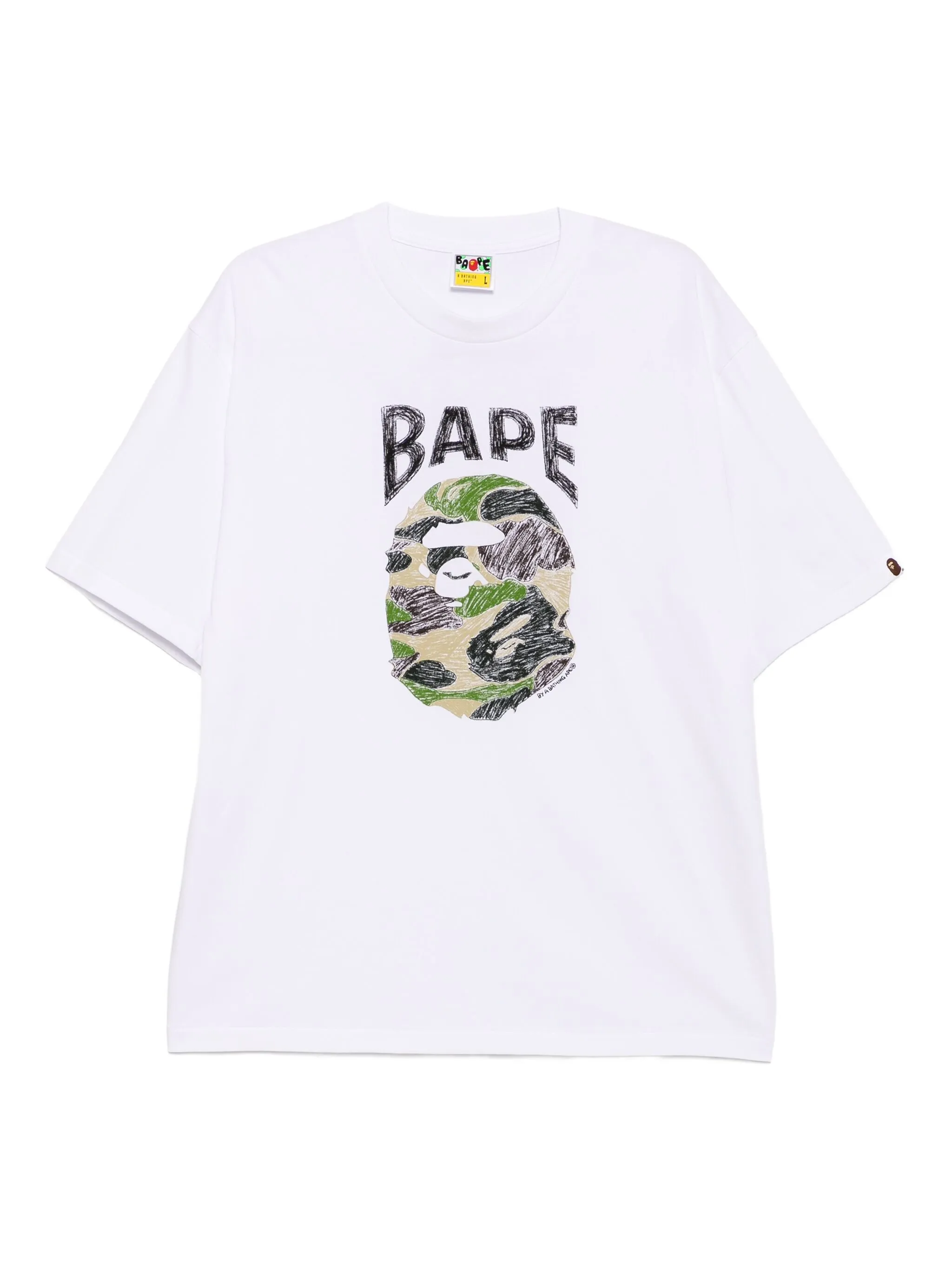 Футболка с графичным принтом A Bathing Ape, белый
Футболка с графичным принтом A Bathing Ape, белый