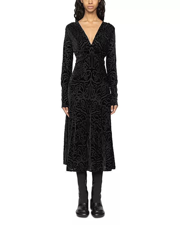 Платье Джули с эффектом выгорания Sea, черный
Платье Джули с эффектом выгорания Sea, черный