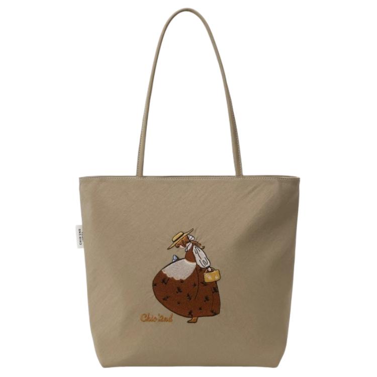 PAYOT Нейлоновая сумка-шоппер с мультяшной девочкой, Khaki
PAYOT Нейлоновая сумка-шоппер с мультяшной девочкой, Khaki