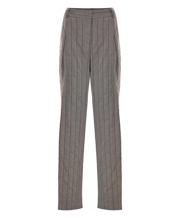 Брюки в блестящую полоску Kocca, мультиколор
Брюки в блестящую полоску Kocca, мультиколор