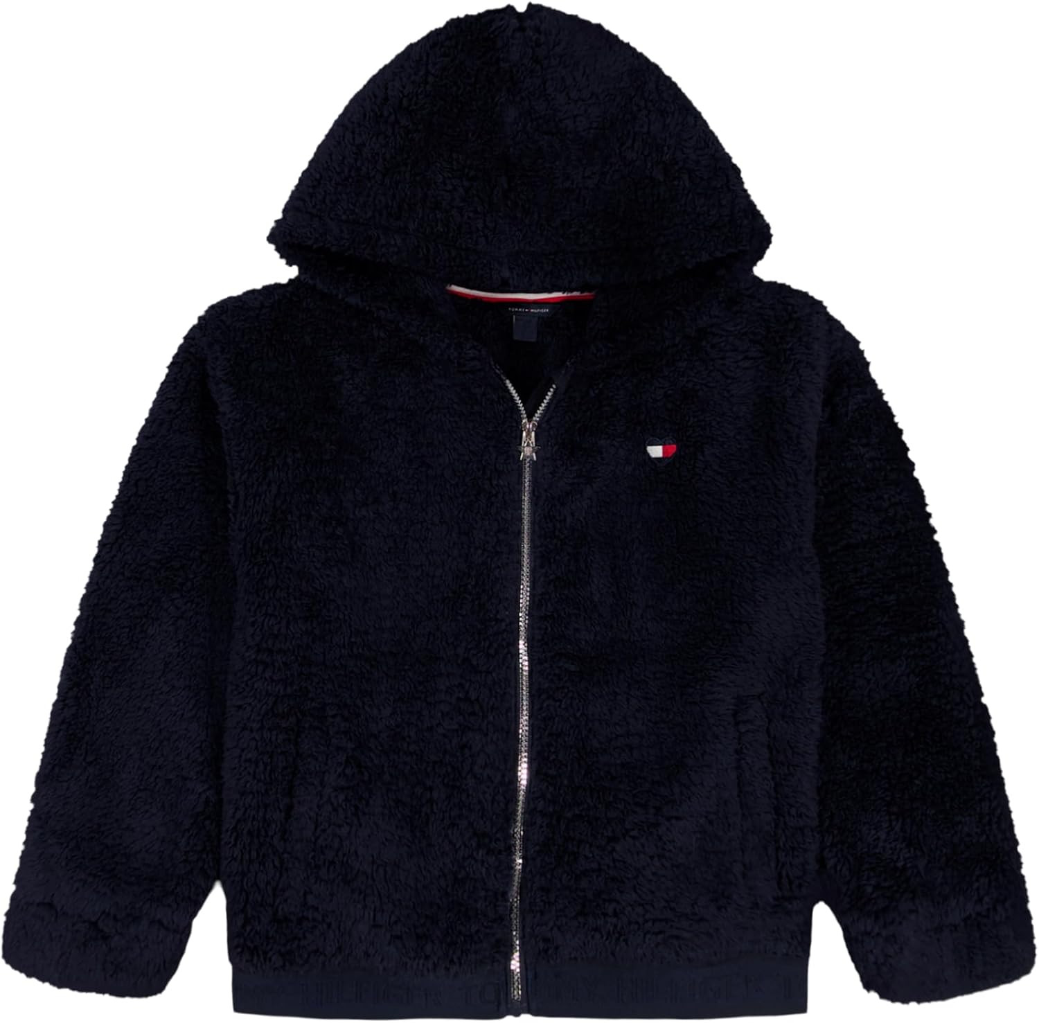 Толстовка Tommy Hilfiger с длинными рукавами из искусственной шерсти Minky Sherpa на молнии с капюшоном и передними карманами для девочек, Navy Blazer
Толстовка Tommy Hilfiger с длинными рукавами из искусственной шерсти Minky Sherpa на молнии с капюшоном и передними карманами для девочек, Navy Blazer