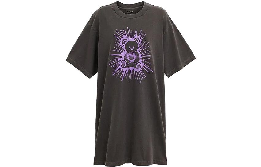 Платье с короткими рукавами женское серое Coach
Платье с короткими рукавами женское серое Coach