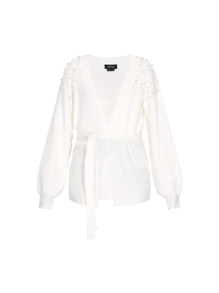 Usha BLACK LABEL Женский кардиган кремового цвета
Usha BLACK LABEL Женский кардиган кремового цвета