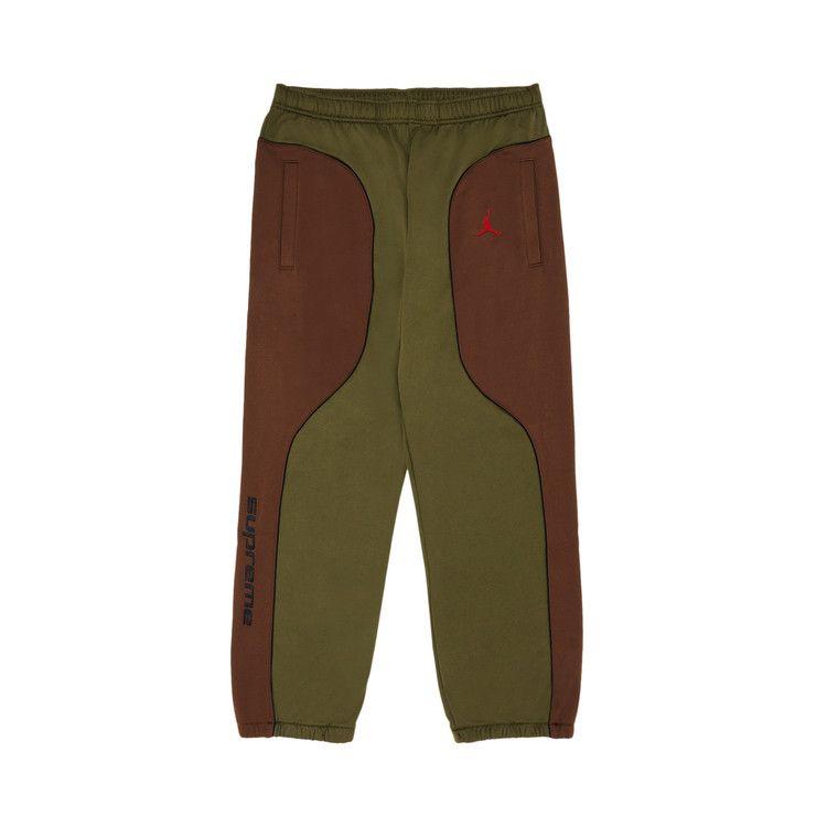Брюки Supreme x Jordan Tricot Track Pant, Olive
Брюки Supreme x Jordan Tricot Track Pant, Olive