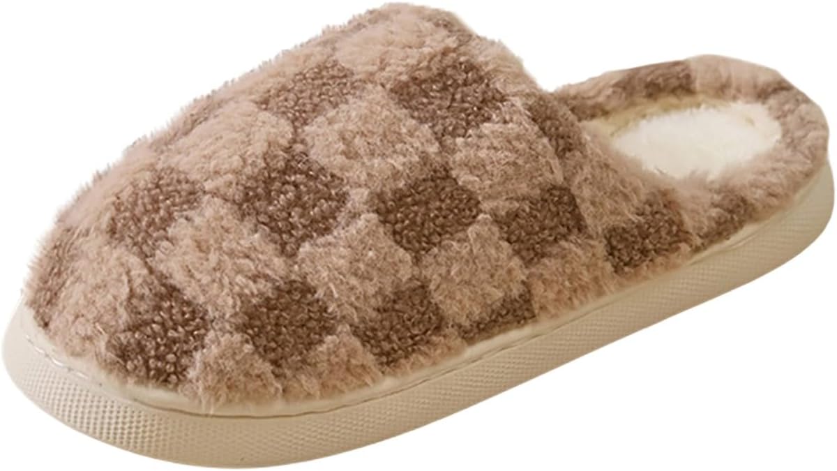 Зимние тапочки для женщин и мужчин, теплые плюшевые, с закрытым носком, противоскользящие, для дома, уютный подарок для семьи Generic, Coffee
Зимние тапочки для женщин и мужчин, теплые плюшевые, с закрытым носком, противоскользящие, для дома, уютный подарок для семьи Generic, Coffee