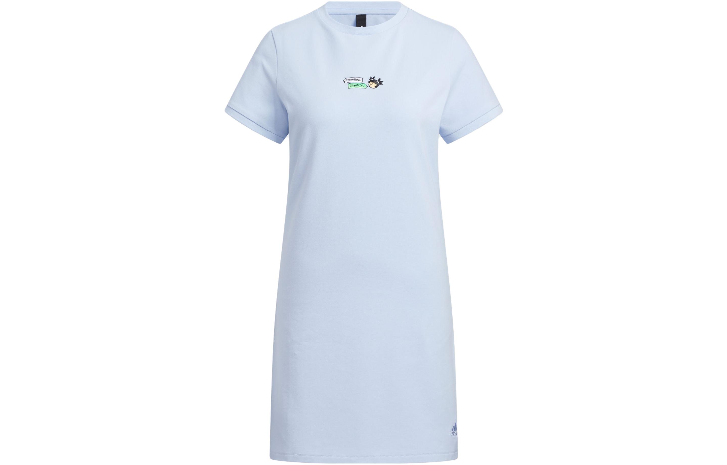 Adidas Платье с коротким рукавом женское светло-розовое голубое
Adidas Платье с коротким рукавом женское светло-розовое голубое