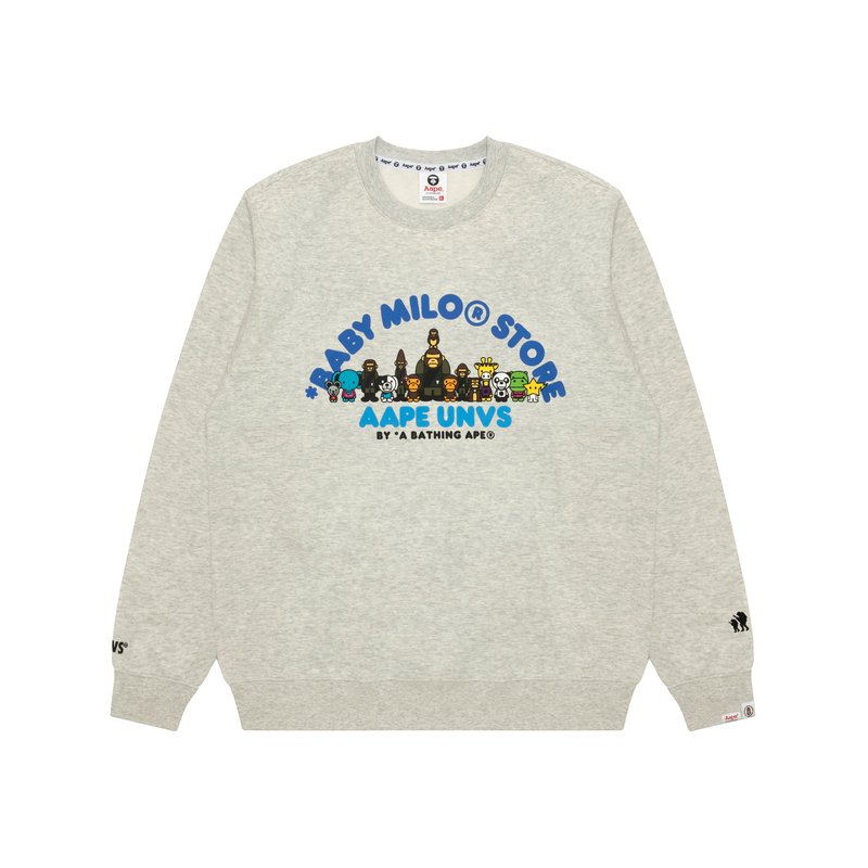 Aape Мужская толстовка серо-белого цвета
Aape Мужская толстовка серо-белого цвета