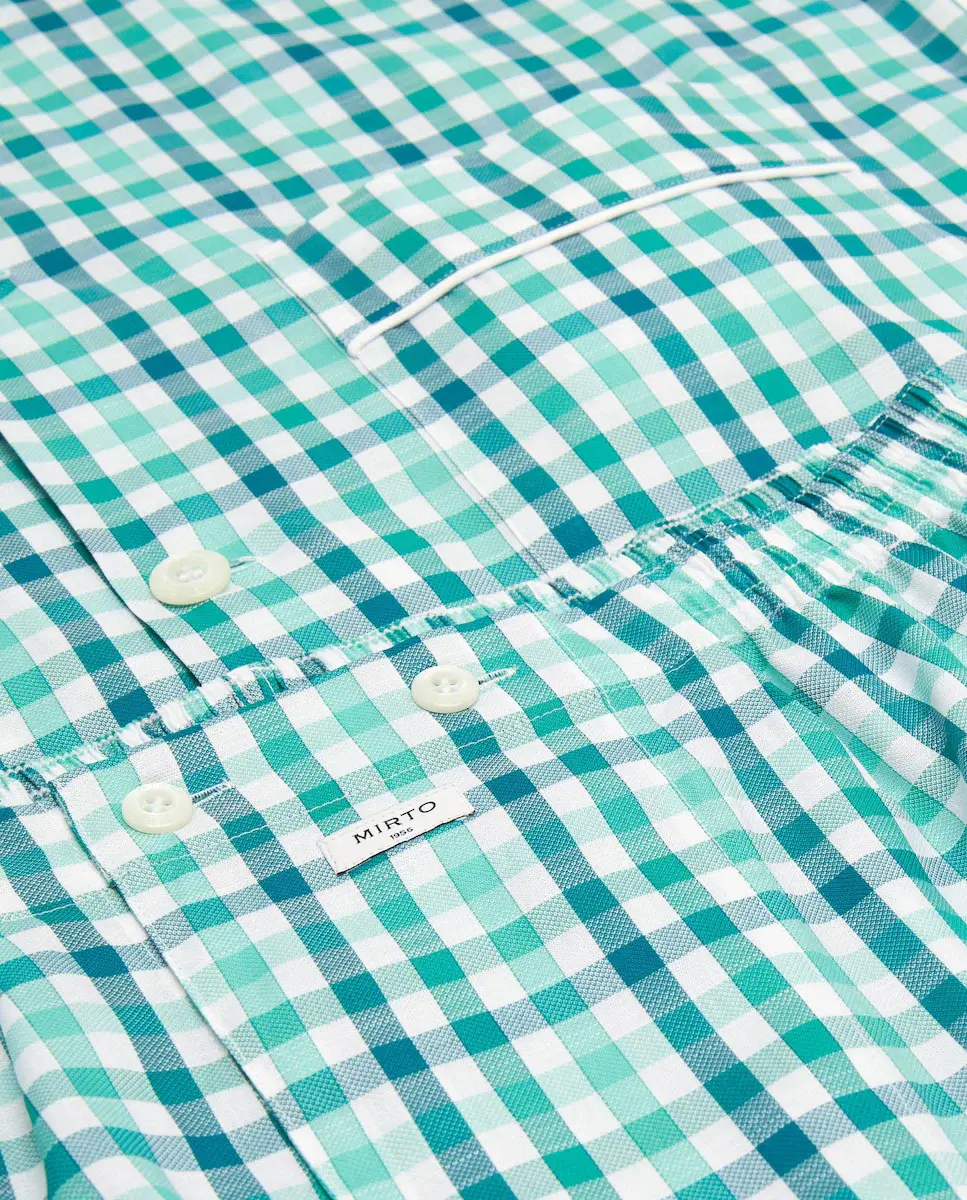 Мужская короткая пижама из хлопка Mirto, зеленый
Мужская короткая пижама из хлопка Mirto, зеленый